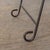 Panoplie Iron Loop Stool, Yellow Linen For Sale - Image 10 of 11