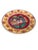 Mediterranean Vintage Hand-Painted Mediterranean Terracotta Wall Accent Plate With Bird & Tulip Motif For Sale - Image 3 of 11