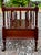 1940s English Regency Style Mahogany Canterbury With Drawer For Sale - Image 5 of 9