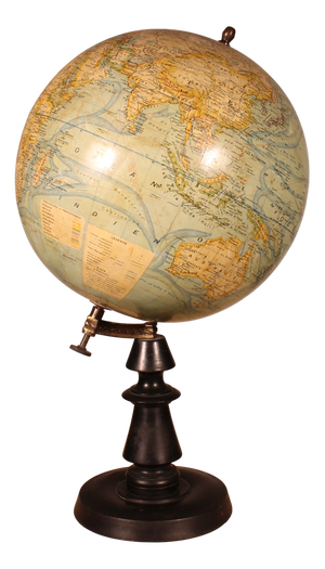 Early 20th Century Terrestrial Globe from J. Forest