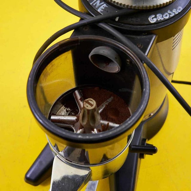 Vintage Stainless Steel Coffee Grinder For Sale - Image 4 of 6