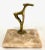 Mid 20th Century Marble & Brass Sculptural Paper Weight For Sale - Image 4 of 4