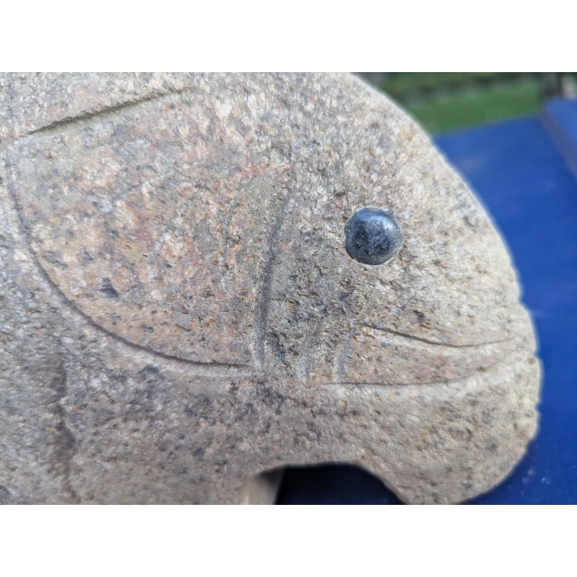 Mid-Century Modern Mid Century Modern Granite Elephant For Sale - Image 3 of 6