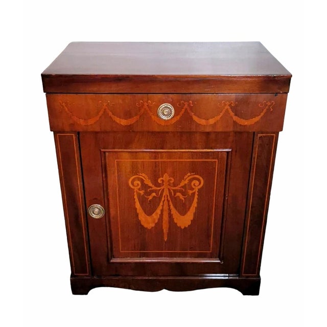 Late 19th Century Biedermeier Style Small Italian Cabinet For Sale - Image 13 of 13