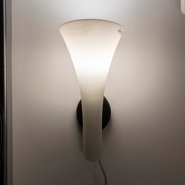 Opaline Murano Glass Sconces by Carlo Nason, 1980s, Set of 4 For Sale - Image 6 of 8