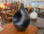 Contemporary VTG MCM Brutalist Sculpture Handmade Terracotta Pottery Flame Minimalist Art For Sale - Image 3 of 12