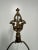 Mid 20th Century Hollywood Regency Green Ceramic Table Lamp Brass Base Vintage 30” Tall For Sale - Image 9 of 12