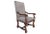 Carved Provential High-Back Antique Lounge Chair For Sale