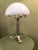 Steel and Opal Glass Lamp, 1970s For Sale - Image 10 of 11