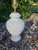 Mid 20th Century Mid 20th Century Accurate Casting Art Deco Hollywood Regency Glass Lamp Iridiscent Milk White Diamond Cut For Sale - Image 5 of 9
