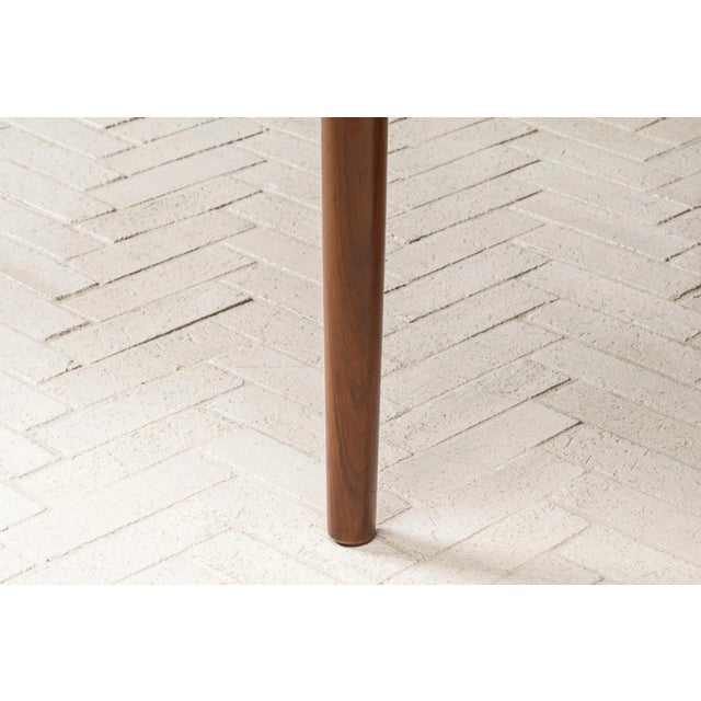 Mid 20th century Danish Walnut Draw-Leaf Dining Table For Sale - Image 14 of 15