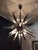 Murano Trasparent and Black Sputnik 51 Glasses Chandelier, 1990s For Sale - Image 4 of 15