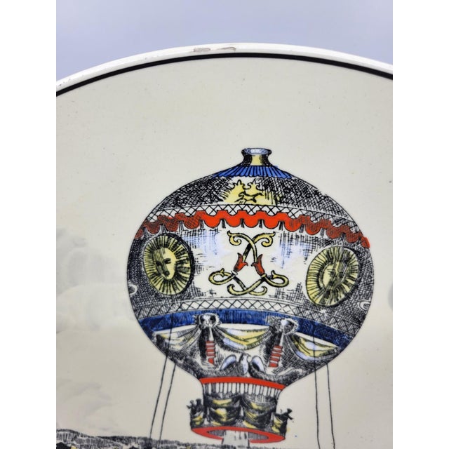 Limited Edition Voyages Series Decorative Plate from Longwy Pottery Factory, 1970s For Sale - Image 16 of 18
