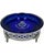 Vintage Ritz Paris Cobalt Blue Glass Dish Silver Stand Hotel Ashtray France For Sale - Image 11 of 11