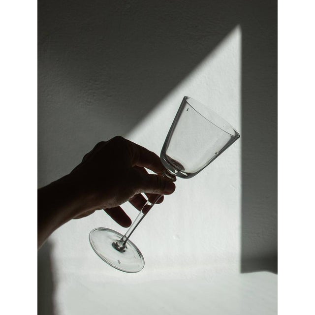 Murano Crystal Glasses by Carlo Moretti, Set of 12 For Sale - Image 9 of 12