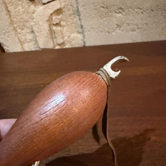Wine Wooden Bird Bottle Wine Opener Mid Century Modern Arne Basse For Sale - Image 8 of 11