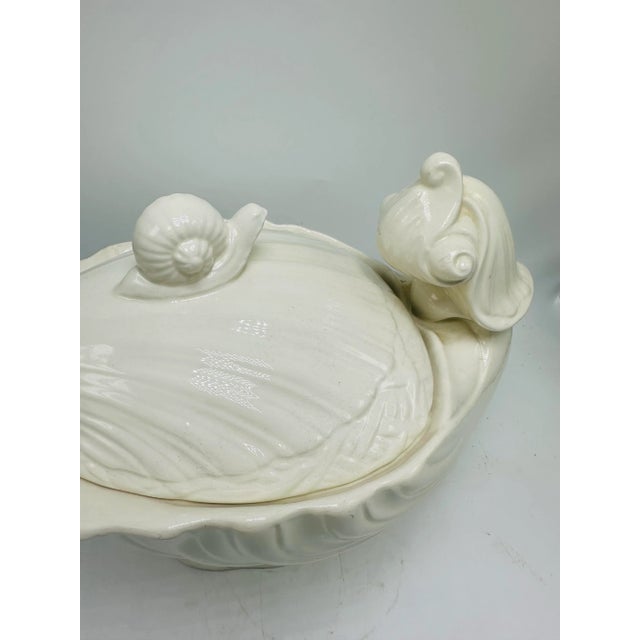 Vintage Ceramic Snail Tureen For Sale - Image 4 of 9