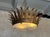 Spanish Feathered Crown Ceiling Fixture For Sale - Image 10 of 12