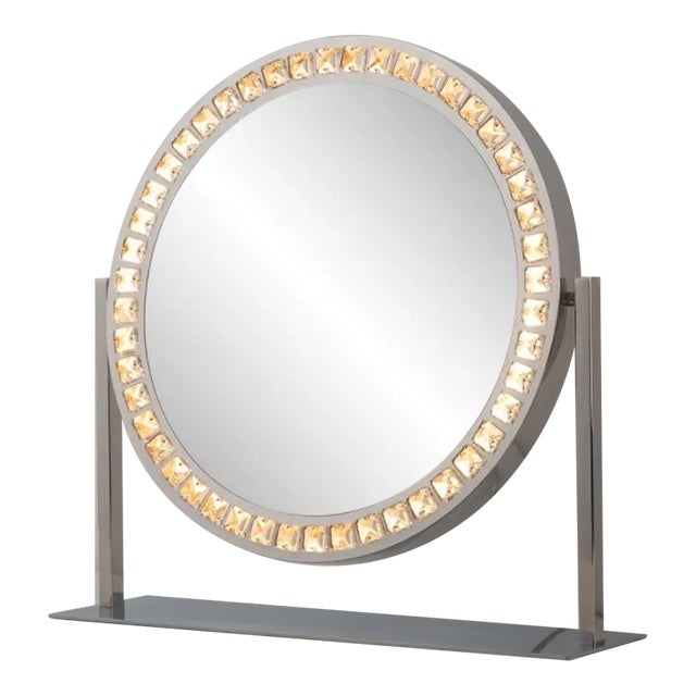 Marilyn Table Top Led Vanity Mirror - Chrome For Sale