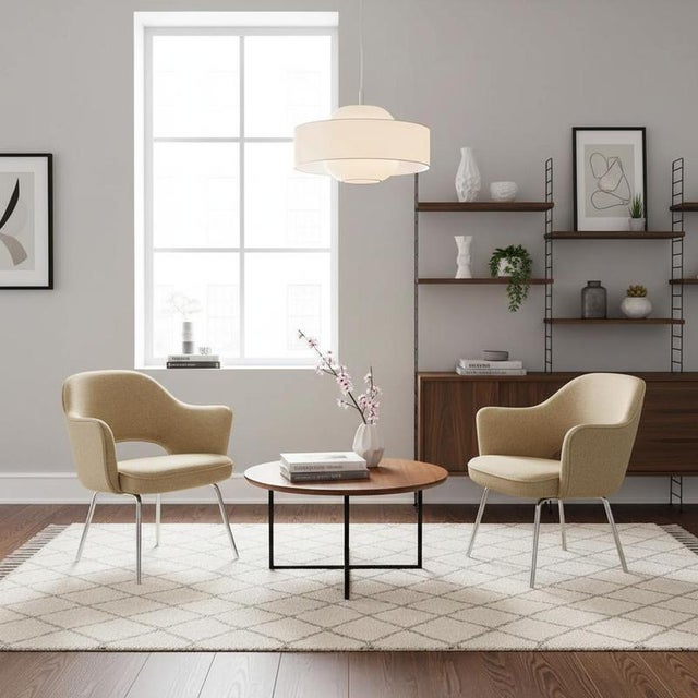 Executive Armchairs by Eero Saarinen for Knoll, 1950-1960s, Set of 2 For Sale - Image 9 of 10