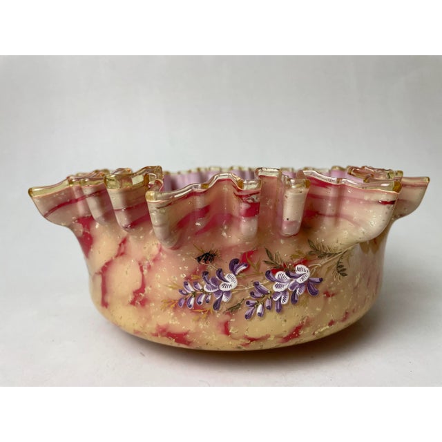 Opaline Multilayer Glass Bowl For Sale - Image 3 of 12