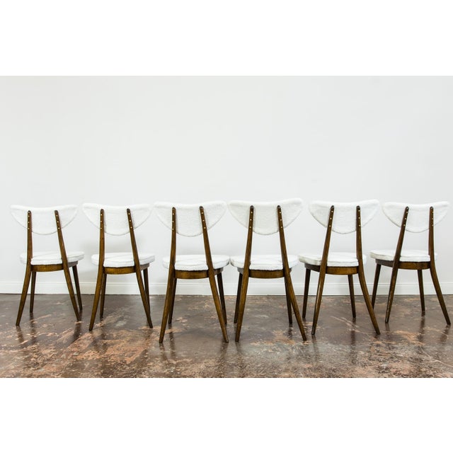 Mid-Century Modern Mid-Century Modern Dining Chairs by H & J Kurmanowicz, Poland, 1950s, Set of 6 For Sale - Image 3 of 17