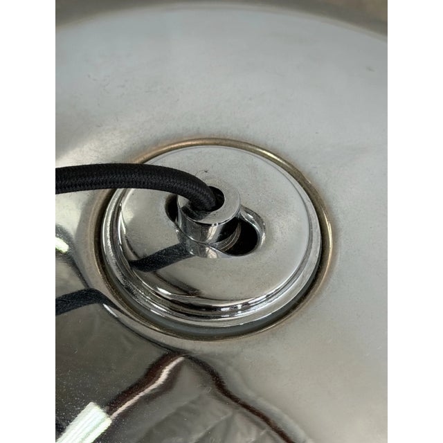Chrome, Metal Pendant #2 For Sale - Image 14 of 15