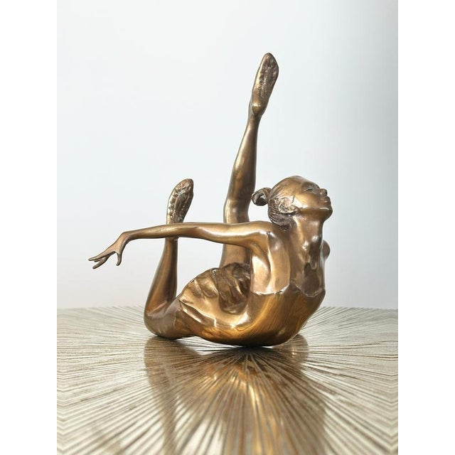 Gold Eleanor Cardozo, Gymnast, 2011, Bronze For Sale - Image 8 of 10