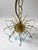 Blue Vintage Murano-Style Blue Glass Teardrop Waterfall Chandelier, C. 1970 For Sale - Image 8 of 18