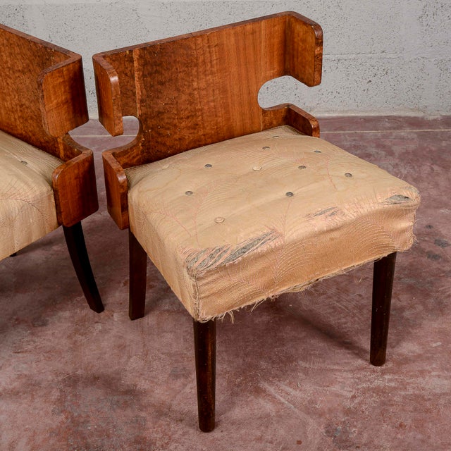 Art Deco Armchairs, Italy, 1920s, Set of 2 For Sale - Image 13 of 18