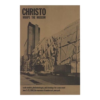 Javacheff Christo Museum of Modern Art Wrapped, 1968 Lithograph For Sale