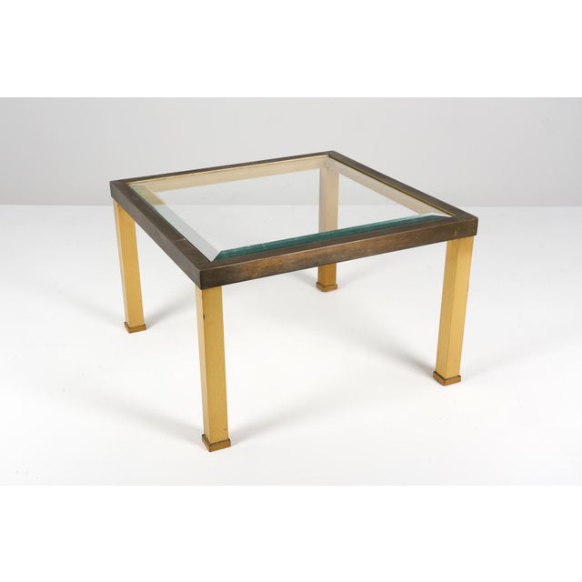 Metal Vintage Side Table by Guy Lefevre for Jansen, 1970 For Sale - Image 7 of 8