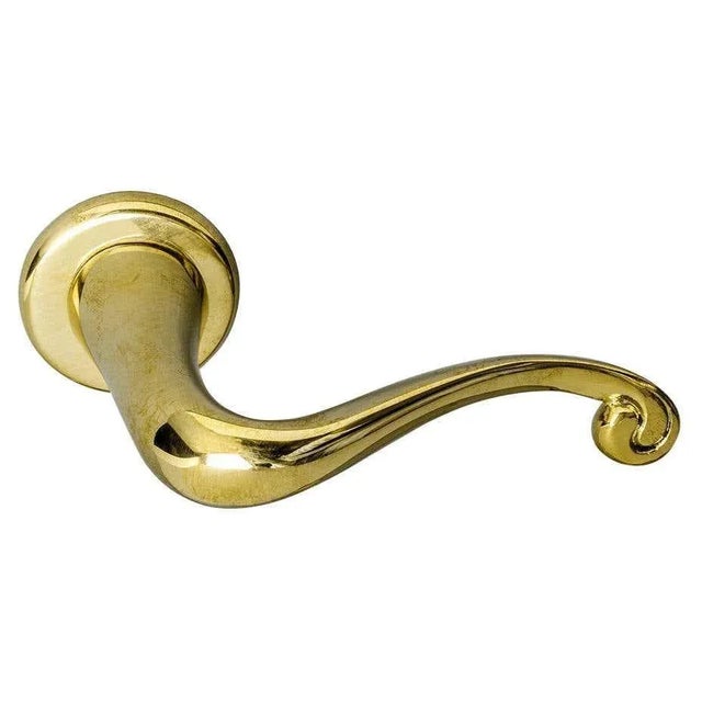 Polished solid brass batlló door handle by antoni gaudi - individual item materials: brass dimensions: d 4 cm x w 10 cm x...
