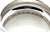 Cartier 18k White Gold Wide Wedding Band Ring With Diamond Size 5 For Sale In Miami - Image 6 of 7
