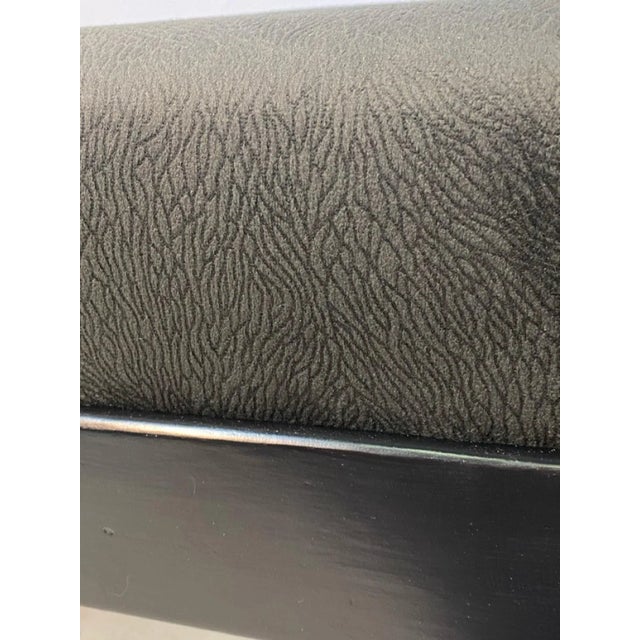 Black Early 20th Century Neoclassical Art Deco Bench For Sale - Image 8 of 10
