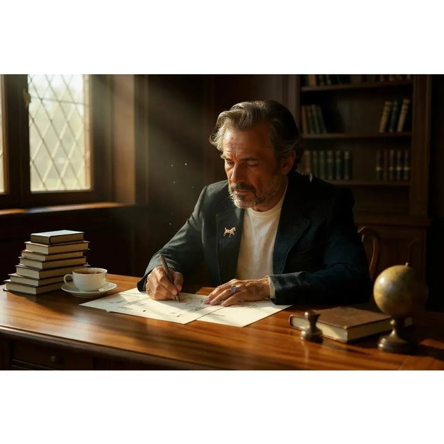 Elegant 18k Yellow Gold Horse Brooch With Seed Pearls & Ruby Accent Mid Century For Sale - Image 4 of 13