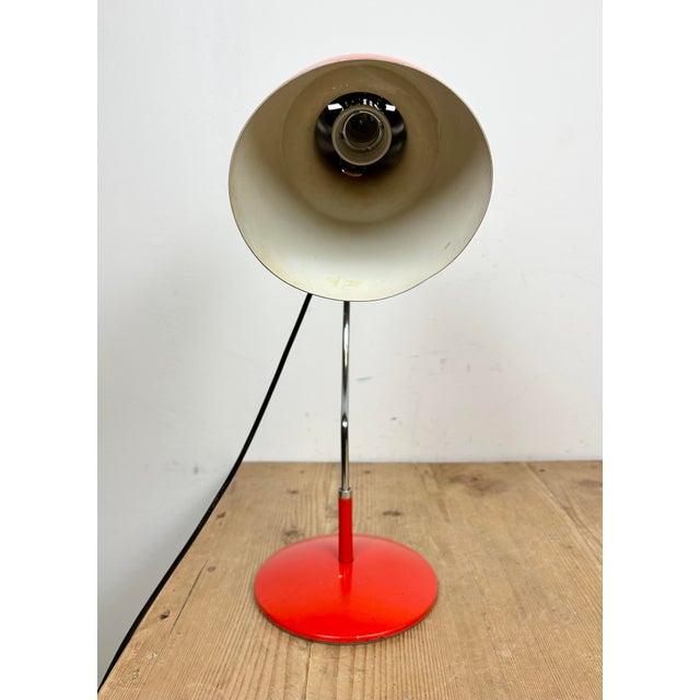 Red Table Lamp by Josef Hurka for Napako, 1950s For Sale - Image 9 of 15