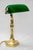 Banker Table Lamp with Green Glass Shade, Vienna, Austria, 1920s For Sale - Image 3 of 18