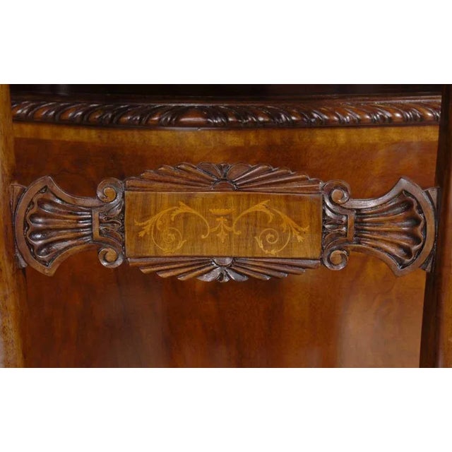 English Regency Dining Chairs with Walnut Inlay, Set of 12 For Sale - Image 12 of 18