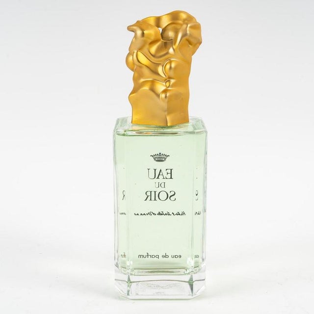 Gold Large Perfume Bottle Eau Du Soir from Sisley For Sale - Image 8 of 9