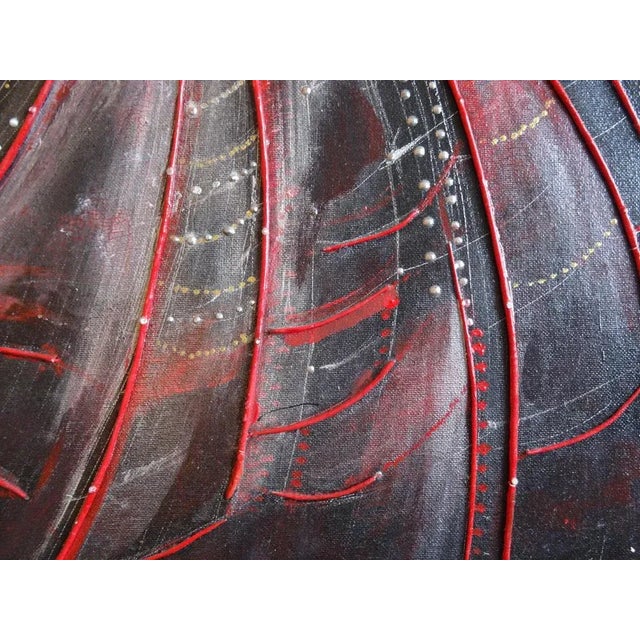 Contemporary Darya Semyonova, Fantasy, 2010, Mixed Media Collage on Canvas For Sale - Image 3 of 8