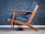 GE290 Three-Seater Sofa in Oak by Hans J. Wegner for Getama, 1960s For Sale - Image 4 of 8