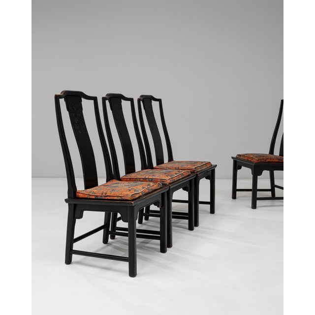 20th Century Chinese Anderson & Daishi Wooden Dining Chairs - Set of 4 For Sale - Image 18 of 18