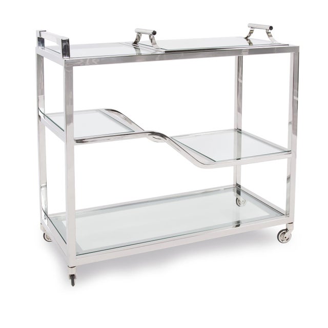 Contemporary Graves Bar Trolley For Sale - Image 3 of 7