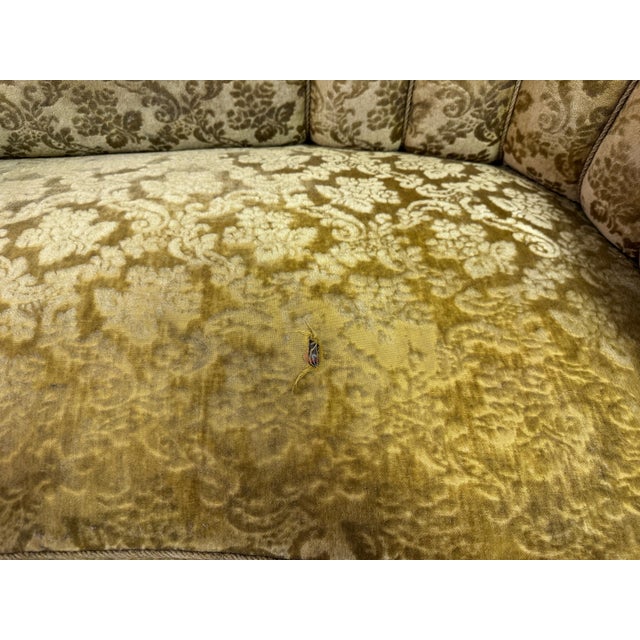 Vintage Danish Curved Banana Sofa, 1930s For Sale - Image 9 of 13