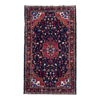 Antique Persian Hamadan Hand-Knotted Rug 5'3" X 10'4" For Sale