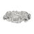 This is a stunning, heavy vintage clear lead crystal art glass piece designed by the acclaimed Swedish glass artist Göran...