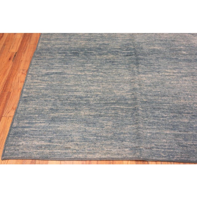 Blue Abstract Contemporary Rug , Country of Origin: Central Asia, Circa date: Modern Rugs