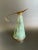 Mid-Century Modern Mid Century Modern Israel Brass Verdigris Enamel Cone Shaped Jug - Pitcher For Sale - Image 3 of 11