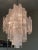 MODERN STRIPS “Listelli ” Murano Glass Chandelier Contemporary Transparent “Listelli ” Five levels of Transparent and...